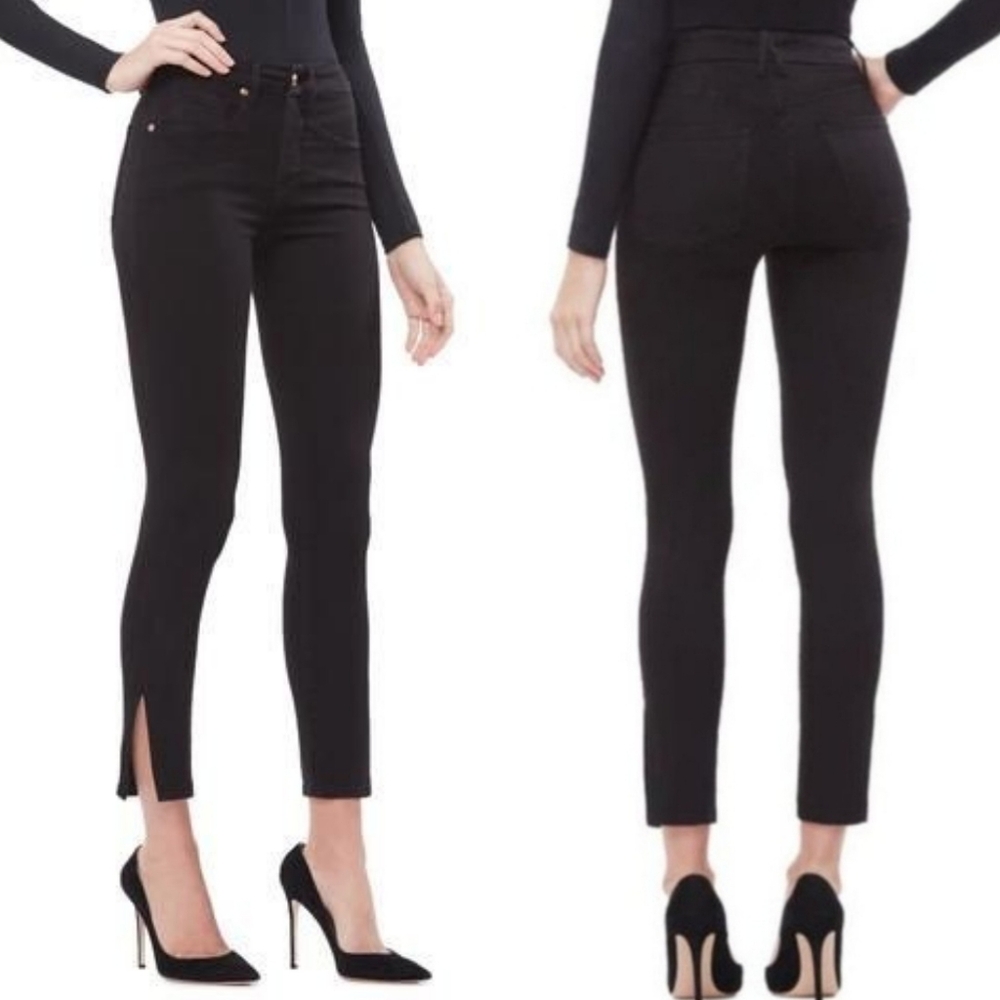 Good American High Rise Black Jeans